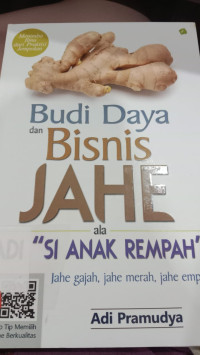 BUDI DAYA DAN BISNIS JAHE