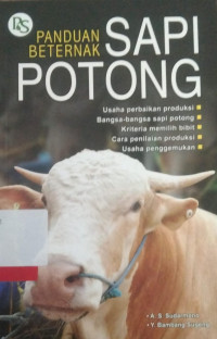 PANDUAN BERTERNAK SAPI POTONG