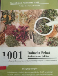 1001 Rahasia Sehat dari tanaman sekitar