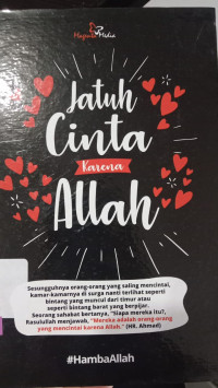 JATUH CINTA KERNA ALLAH