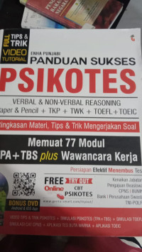 PANDUAN SUKSES PSIKOTES