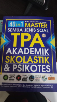 MASTER SEMUA JENIS SOAL TPA AKADEMIK SKOLASTIK DAN PSIKOTES