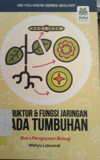 STRUKTUR & FUNSI JARINGAN PADA TUMBUHAN