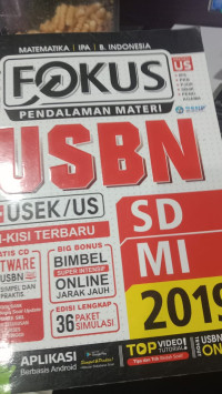 FOKUS PENDALAMAN MATERI USBN SD/MI