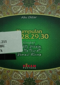 KUMPULAN JUZ 28,29,30