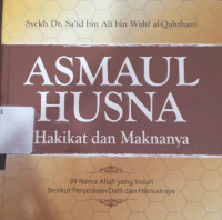 ASMAUL HUSNA HAKIKAT DAN MAKNANYA