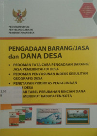 Pengadaan Barang/Jasa Dan Dana Desa