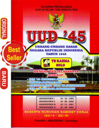 UUD 1945 & Amandemen Untuk Pelajar Dan Umum
